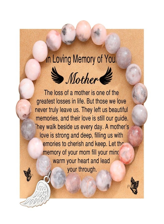 UPROMI Sympathy Gifts for Loss of Mom Mother, Sympathy Bracelet Bereavement Remembrance Gifts, Memorial Jewelry Condolence Grief Sorry for Your Loss - Image 1